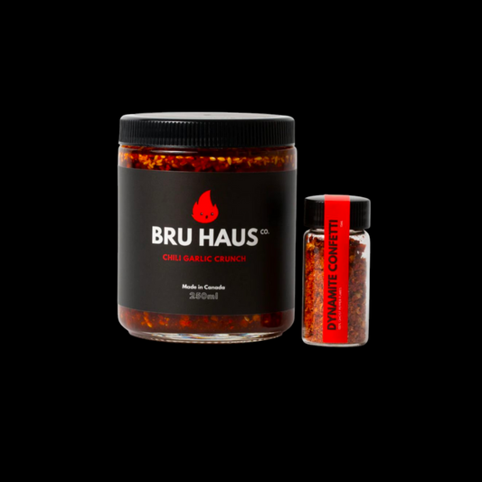 Bru Haus - Chili Garlic Crunch + Dynamite Confetti